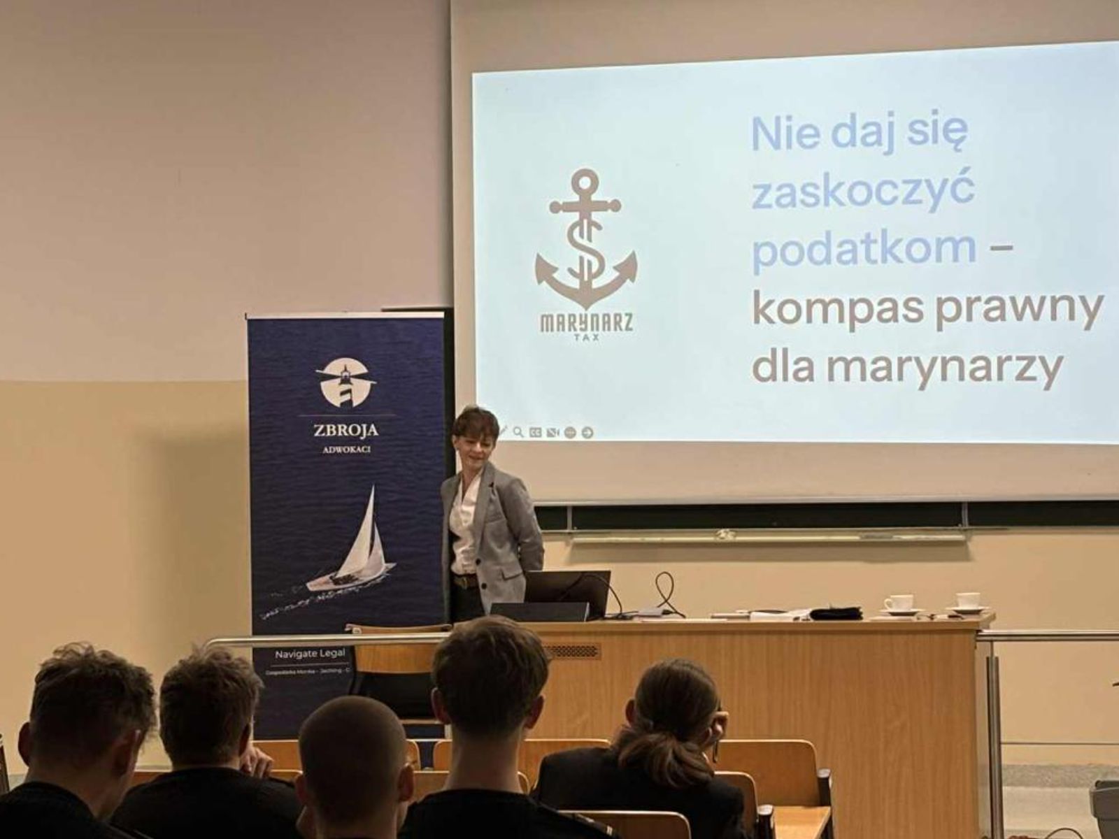 Marynarz TAX o&nbsp;profilaktyce podatkowej na&nbsp;Politechnice Morskiej w&nbsp;Szczecinie! 